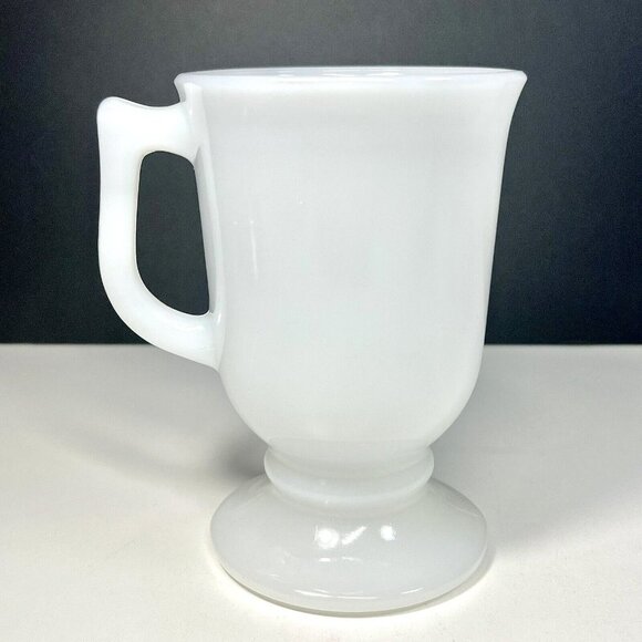 Vintage Walt Disney World GRAMMA Pedestal White Milk Glass Mug Souvenir - Picture 5 of 10